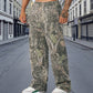 Mönstrade retro hiphopbyxor för herr