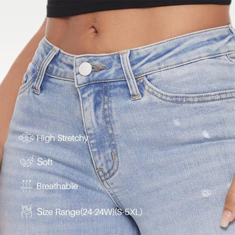 👖Baggy jeans med låg midja