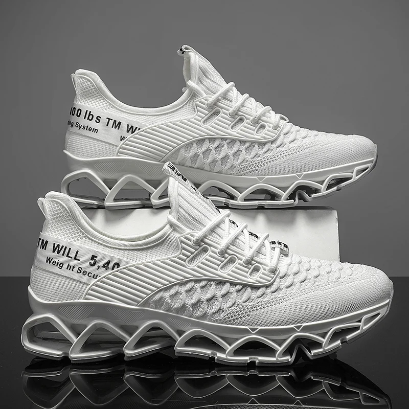 👟 50% RABATT! 🏃 Herr Bekväma Andningsbara Sneakers – Lätt, Stötdämpande & Perfekt För Vardag & Träning 💪