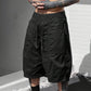 👖 50% RABATT NU! 🌿 Herr Plus Size Casual Dragsko Capribyxor – Vida Ben, Justerbar Midja & Stora Fickor ✨