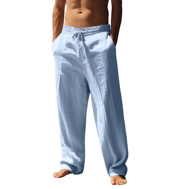👖 50% RABATT 🌿 | Fritidsbyxor i linneblandning | Lätta och luftiga