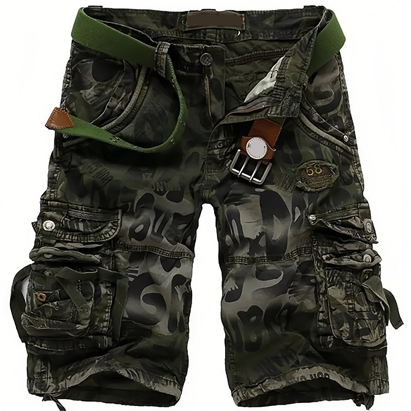 🔥 50% RABATT NU! 🩳 Herr Multi-Ficka Cargo Shorts – Klassisk Cargostil, Hållbart Tyg & Mångsidig för Alla Tillfällen ✨