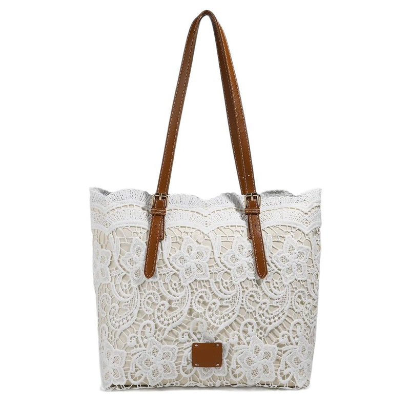 👜 50% RABATT NU! 🌸 Vintage spets axelsväska – elegant, rymlig & justerbar – perfekt för bröllop, vardag & resor 👜🌸