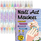 💸🚫 50% RABATT! Dual-tip nagelpennor – salongskvalitet hemma 💅✨
