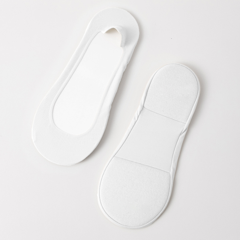 Andningsbara låga strumpor för kvinnor – 5 par, osynliga, halksäkra & dämpade 🧦👟