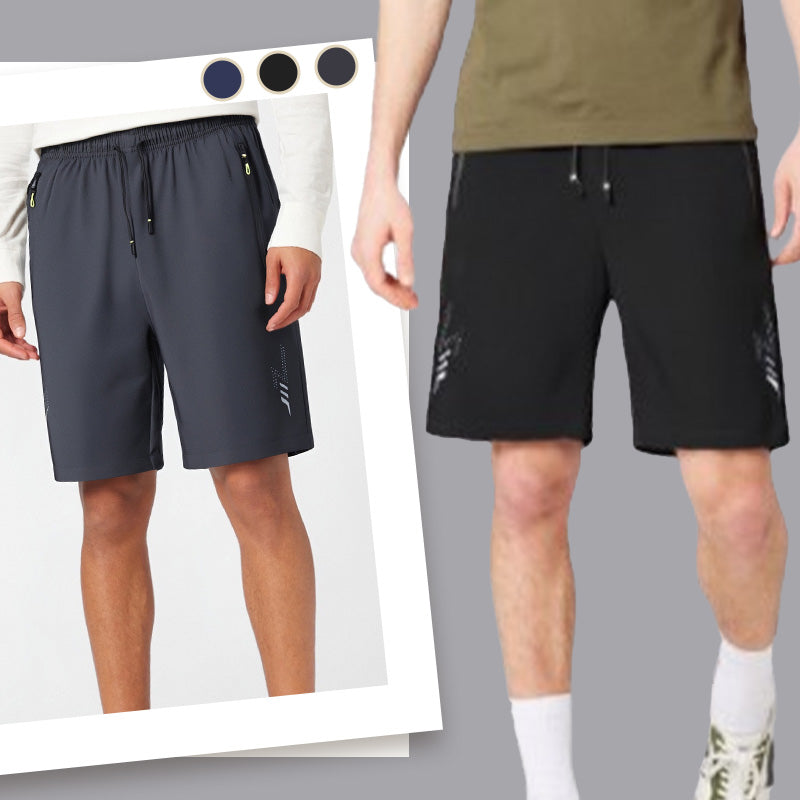 🩳 KÖP 1 FÅ 1 GRATIS! 💨 Svalkande & Snabbtorkande Träningsshorts – Andningsbart, Hög Elasticitet & Fickor 🏃