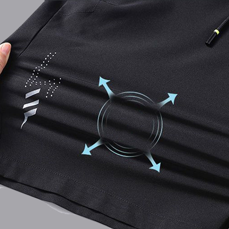 🩳 KÖP 1 FÅ 1 GRATIS! 💨 Svalkande & Snabbtorkande Träningsshorts – Andningsbart, Hög Elasticitet & Fickor 🏃