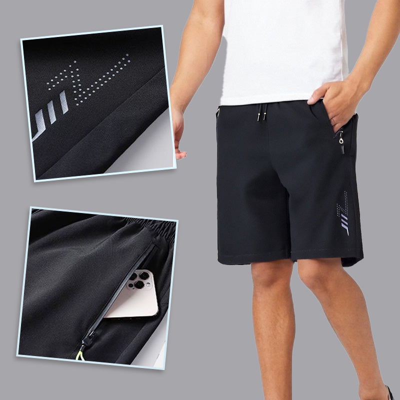 🩳 KÖP 1 FÅ 1 GRATIS! 💨 Svalkande & Snabbtorkande Träningsshorts – Andningsbart, Hög Elasticitet & Fickor 🏃