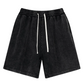🔥50% RABATT!🔥 Shorts i tvättad bomullsblandning i retrostil – unisexmodell