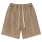 🔥50% RABATT!🔥 Shorts i tvättad bomullsblandning i retrostil – unisexmodell