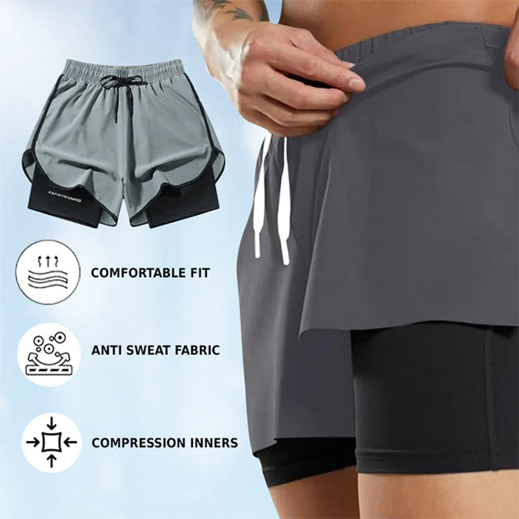 📢📢50 % RABATT!!!⏰Snabbtorkande träningsshorts