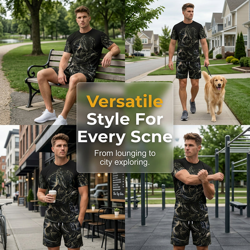 ☀️ 50 % RABATT! 👕 Snyggt tvådelat set för damer – sommarlook, bekvämt och lätt att kombinera 🩳