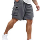 Avslappnade sommar-cargoshorts för herr