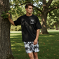 Herr 2-delat Set med Tryckt: T-shirt och Shorts