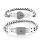 🎁50 % RABATT !! 💖Pararmband med lås och nyckel