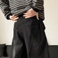 Unisex baggyjeans med stjärnpatchdetalj