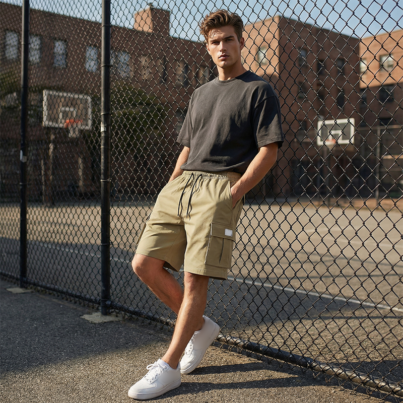 🩳 50% RABATT NU! 🌿 Herr cargoshorts – Elastisk midja, lättvikt & multi-ficka – Andningsbar & sval – redo för sommarens utflykter och vardag ☀️