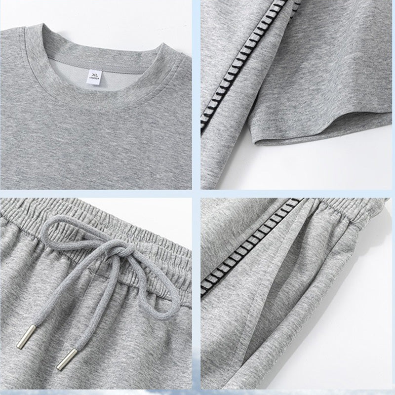Mjukisset för Herrar | Bekvämt Set med T-shirt och Byxor