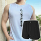 💪 50 % RABATT NU! 🏃‍♂️ Tvådelat set för män med sportlinne och lösa shorts – Snabbtorkande, andningsbart och lätt – perfekt för gymmet, löpning eller varmt väder 🔥