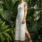 👗 50 % RABATT! 🔥 Ärmlös maxiklänning med V-ringning & sidenslits – elegant, luftig & perfekt för varma sommardagar eller strandkvällar 🌊✨