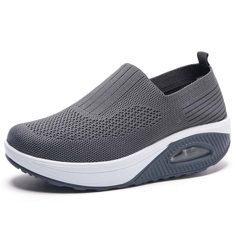 👟💨 Luftkuddade slip-on promenadskor i mesh
