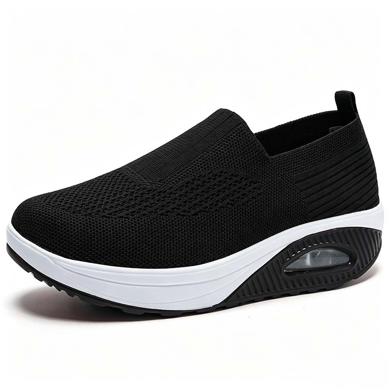 👟💨 Luftkuddade slip-on promenadskor i mesh