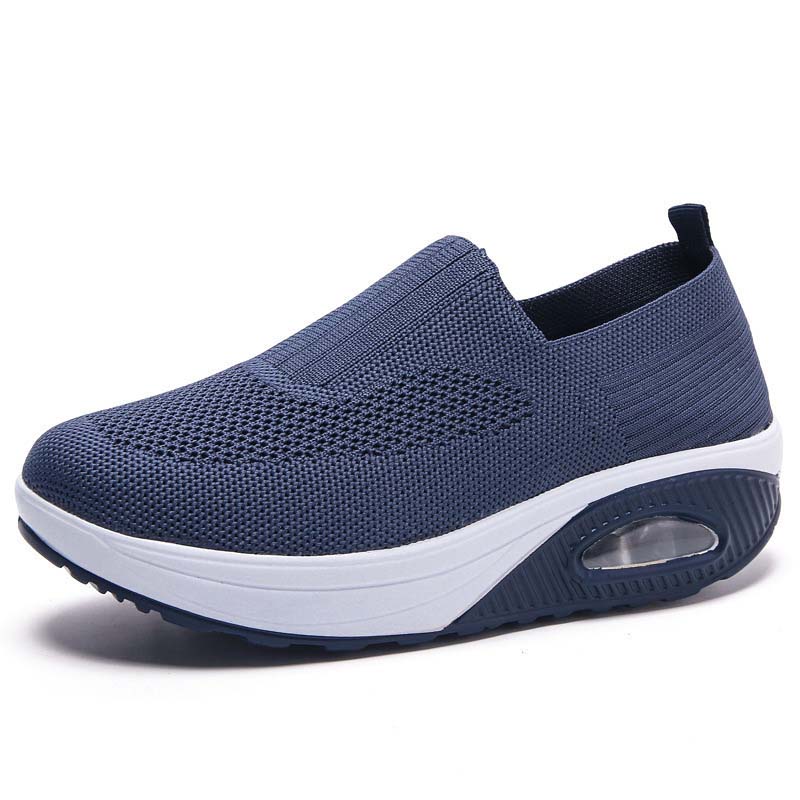 👟💨 Luftkuddade slip-on promenadskor i mesh