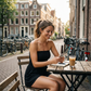 Strapless jumpsuit för damer – sommar- och strandklänning med veckad överdel