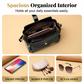 Glossy Crocodile Pattern Women's Handbag