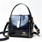 Glossy Crocodile Pattern Women's Handbag