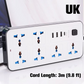Multi-Outlet Power Strip with Extension Cord