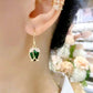 🌹 Elegant Rosebud C-Shaped Hoop Earrings – Rhinstone Embellished, Lightweight Alloy, 4 Colors ✨