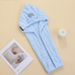 Large Hair Towel with Secure Band For Women