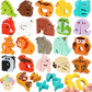 26-Piece Wooden Letter & Animal Matching Toy