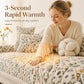 Plush Winter Non-Slip Sofa Cover & Pillowcase