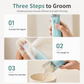 🐾 Low Noise Pet Grooming Kit: Vacuum Clippers, Dual Motor, Rounded Blades, Mess-Free Hair Capture