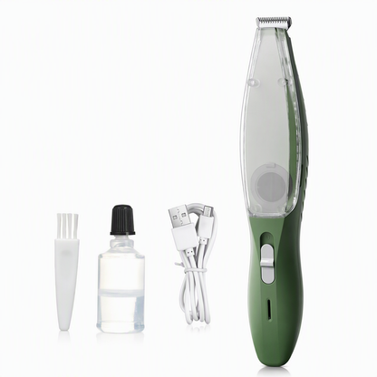 🐾 Low Noise Pet Grooming Kit: Vacuum Clippers, Dual Motor, Rounded Blades, Mess-Free Hair Capture