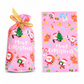 Christmas Drawstring Gift Bags with Ribbon