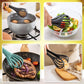2-in-1 Egg Whisk and Food Tongs Kitchen Tool