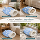 Semi Enclosed Warm Sleeping Bag Bed Soft Deep Sleep Pet Cave Nest and Quilt for Cats and Small Dogs