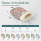 Semi Enclosed Warm Sleeping Bag Bed Soft Deep Sleep Pet Cave Nest and Quilt for Cats and Small Dogs
