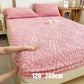 360° All-Around Stretch Plush Knit Fitted Sheet