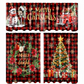 Christmas Kitchen Curtains Set