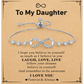Adjustable Infinity Symbol for Women with Message Card