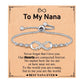 Adjustable Infinity Symbol for Women with Message Card