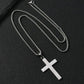Stainless Steel Cross Pendant Necklace for Men & Women