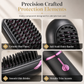 Portable USB Rechargeable 2-in-1 Hair Straightener and Curler Comb Volumizing Hair Styling Brush