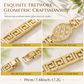Retro Greek Key Rhinestone Jewelry for Women – Elegant Vintage-Inspired Statement Accessory