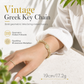 Retro Greek Key Rhinestone Jewelry for Women – Elegant Vintage-Inspired Statement Accessory
