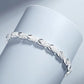 Elegant Sparkling Lucky Clover Bracelet
